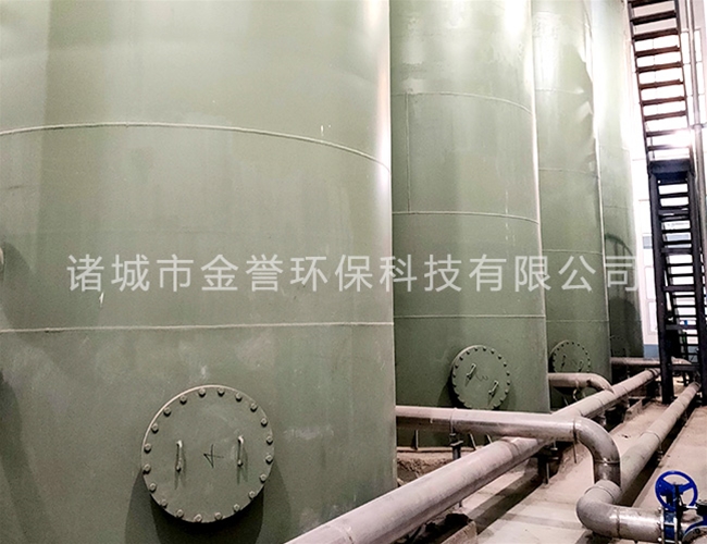 活性焦工艺水厂提标菏泽某药厂设备使用现场