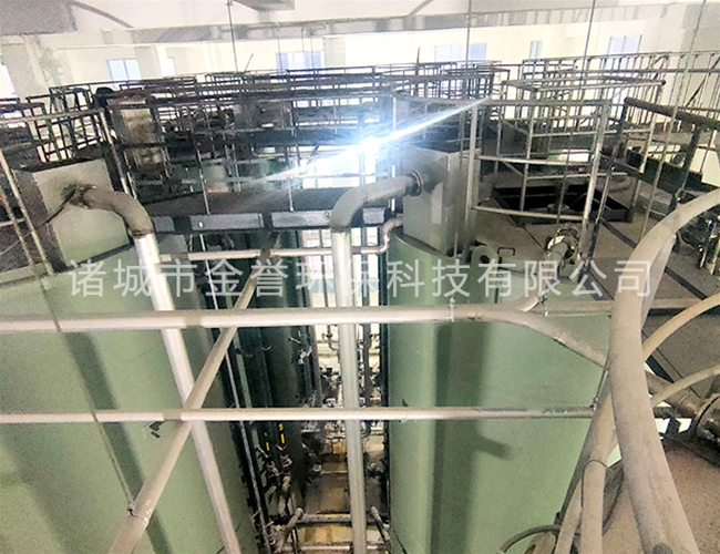 活性焦工艺水厂提标菏泽某药厂设备使用现场