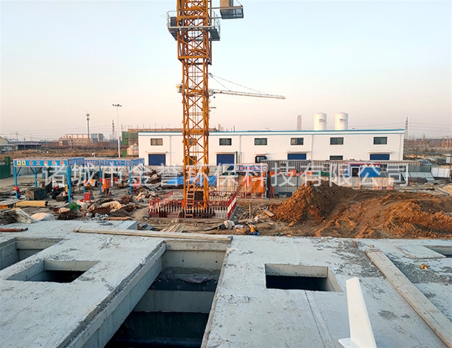 活性焦工艺水厂提标利津项目施工现场 